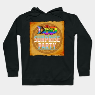 D&D Surprise Party Pride - Trans Flag Hoodie